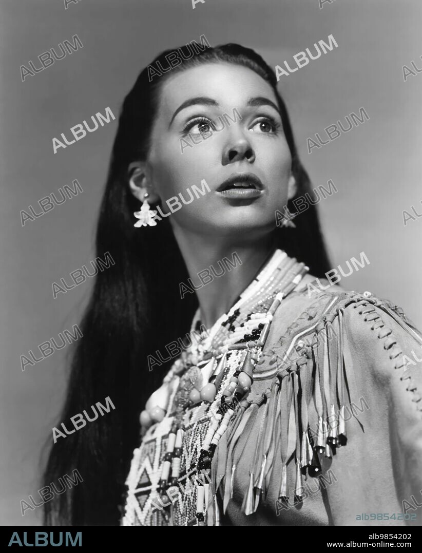 BARBARA RUSH in SON OF COCHISE, 1954 (TAZA, SON OF COCHISE), directed by DOUGLAS SIRK. Copyright UNIVERSAL PICTURES.