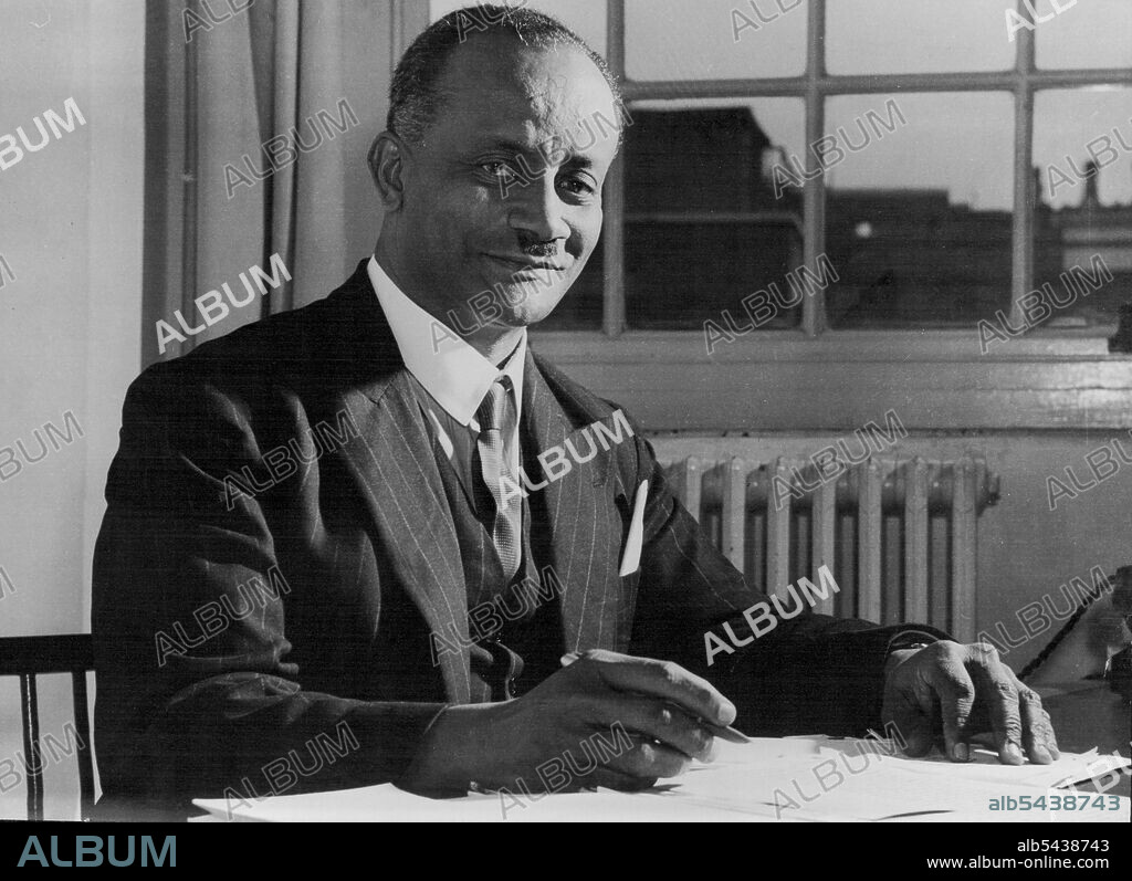 Grantley Herbert Adams -- The Leader of the Barbados house of Assembly who is now in Paris as an Alternate delegate in the United kingdom delegation to the General Assembly of the United Nations. A barrister aged 50, Mr. Grantley party in the leader of the progressive league - the majority party in the Barbados house of assembly (it is roughly equivalent to the Labour party) - and especially well fitted to express the colonial viewpoint in debates on colonial and trusteeship matters in the Gener.
