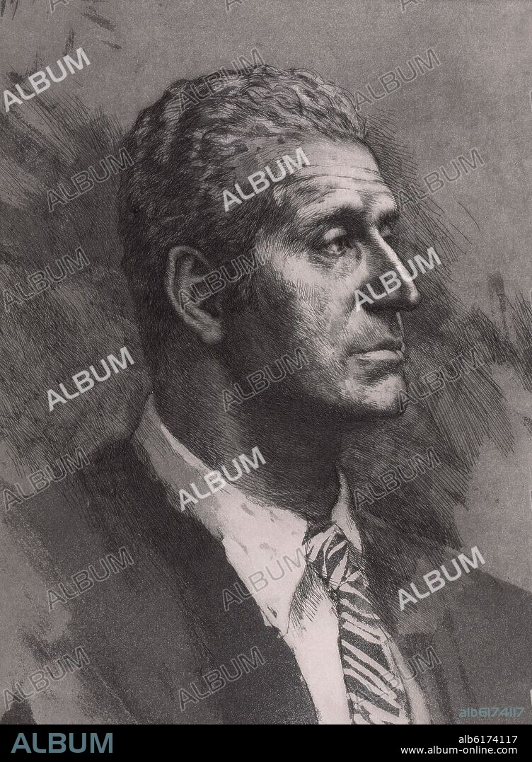 ANTONIO ZARCO. RETRATO DE JUAN CARLOS I - GRABADO - 1981.