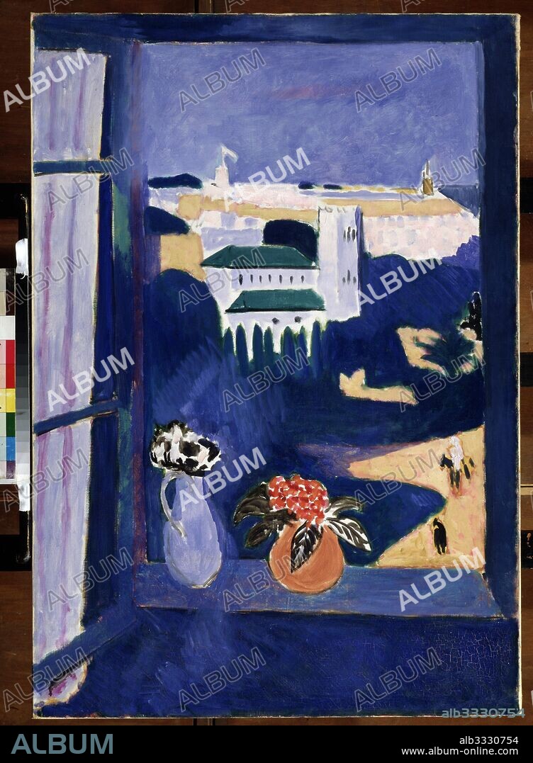 HENRI MATISSE. View from the window. Tanger (Left part of the Moroccan triptych).