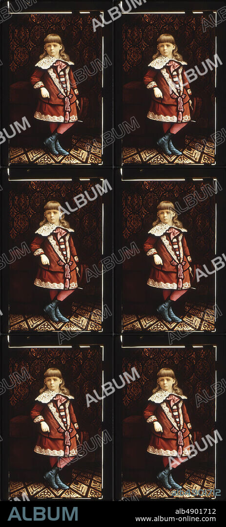 Eugêne Oudinot, Master Bertrand Bell (18771917), French, Eugêne Oudinot (French, 18271889), 1882, French, Stained glass, Overall: 53 × 33 in. (134.6 × 83.8 cm), Glass-Stained.
