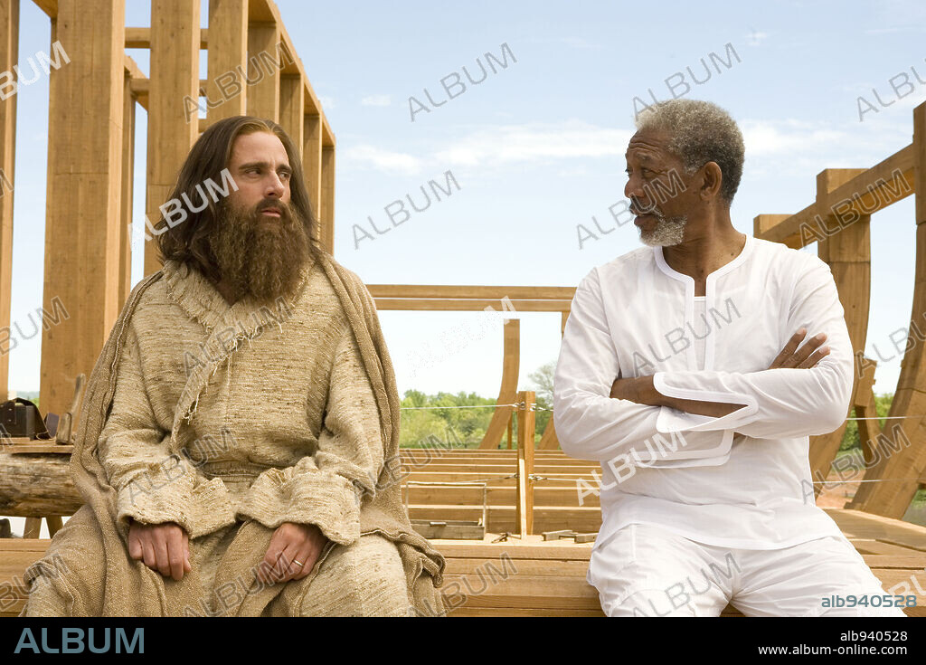MORGAN FREEMAN y STEVE CARELL en SIGO COMO DIOS, 2007 (EVAN ALMIGHTY), dirigida por TOM SHADYAC. Copyright UNIVERSAL PICTURES / NELSON, RALPH.