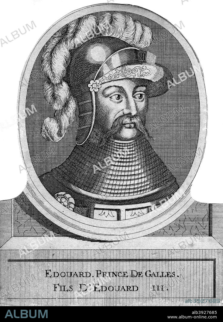 Edward, the Black Prince. Edward, Prince of Wales and Aquitaine and Duke of Cornwall (1330-1376) was the eldest son of King Edward III of England and the father of King Richard II. His successes as a military commander in France during the Hundred Years War gained him great popularity.