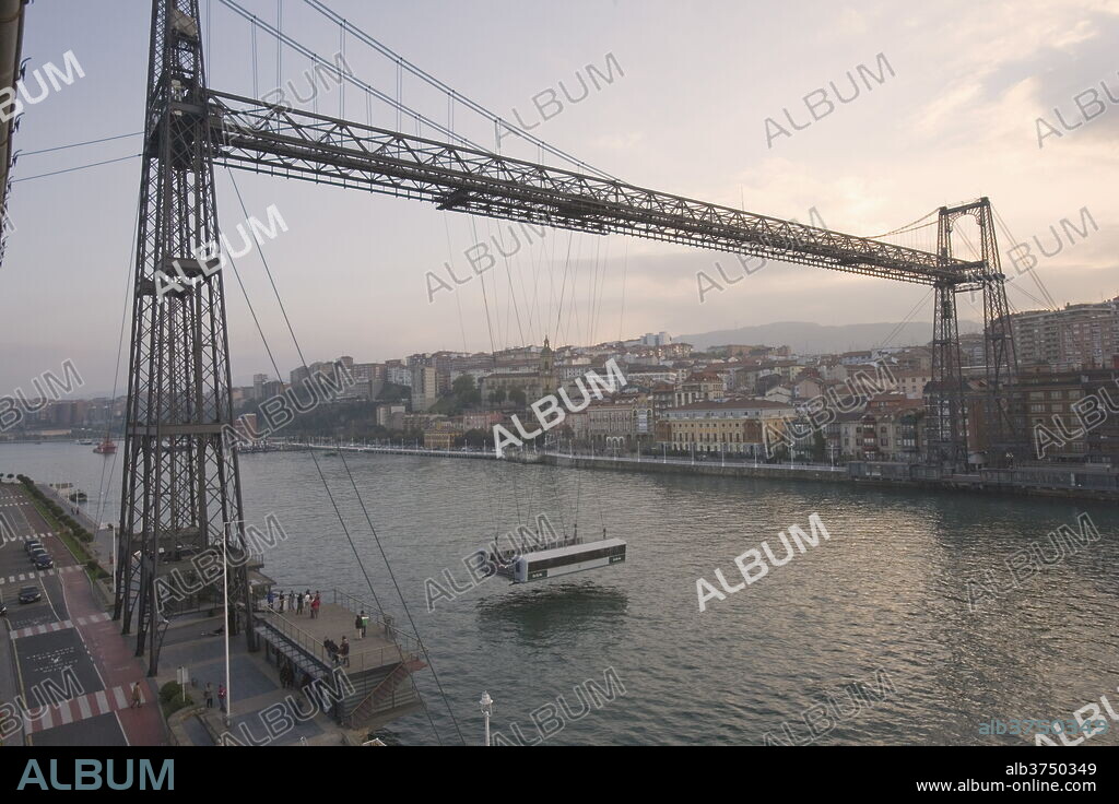 Las Arenas Transporter bridge (Vizcaya Bridge), UNESCO World Heritage Site, Bilbao, Euskadi, Spain, Europe.