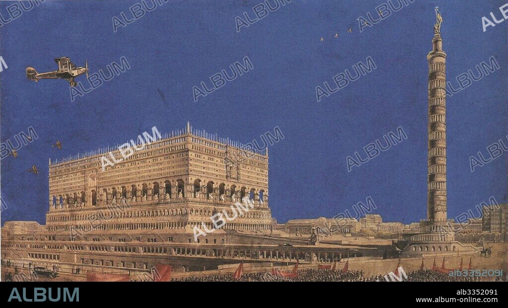 VLADIMIR GEORGIEVICH HELFREICH. Project to the architectural contest for the Palace of the Soviets.