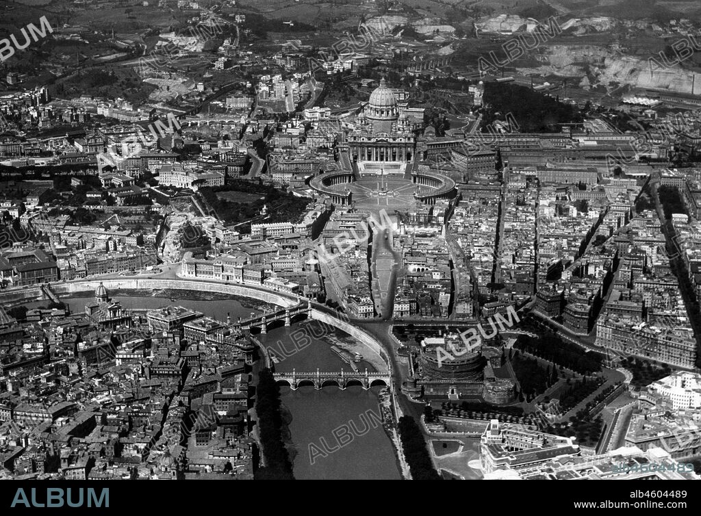 Rome. aerial view. 1940.