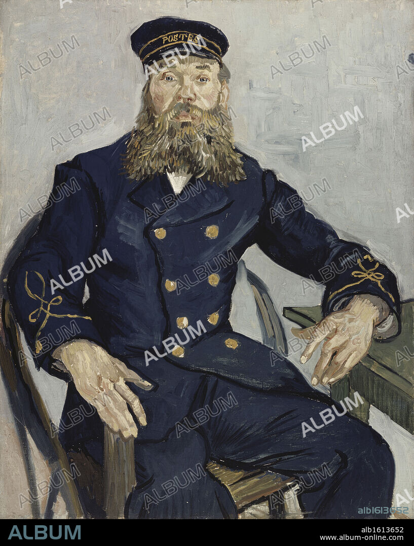 Portrait of Joseph Roulin   1888  Vincent van Gogh (1853-1890/ Dutch)  Oil on Canvas  Museum of Fine Arts, Boston, Massachusetts.