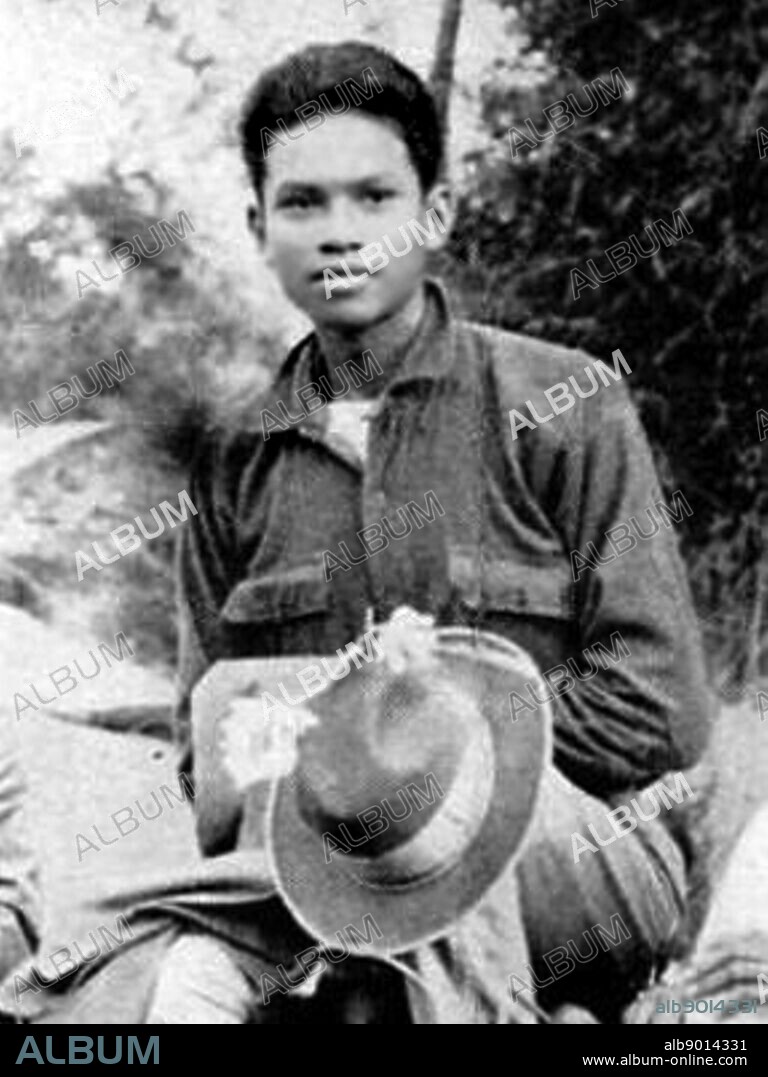 Ramon del Fierro Magsaysay Sr. (1907 - 1957) Filipino statesman who served as the seventh president of the Philippines, from December 30, 1953, until his death in an aircraft disaster on March 17, 1957. An automobile mechanic by profession, Magsaysay was appointed military governor of Zambales after his outstanding service as a guerrilla leader during the Pacific War. He then served two terms as Liberal Party congressman for Zambales's at-large district before being appointed Secretary of National Defense by President Elpidio Quirino. He was elected president under the banner of the Nacionalista Party.