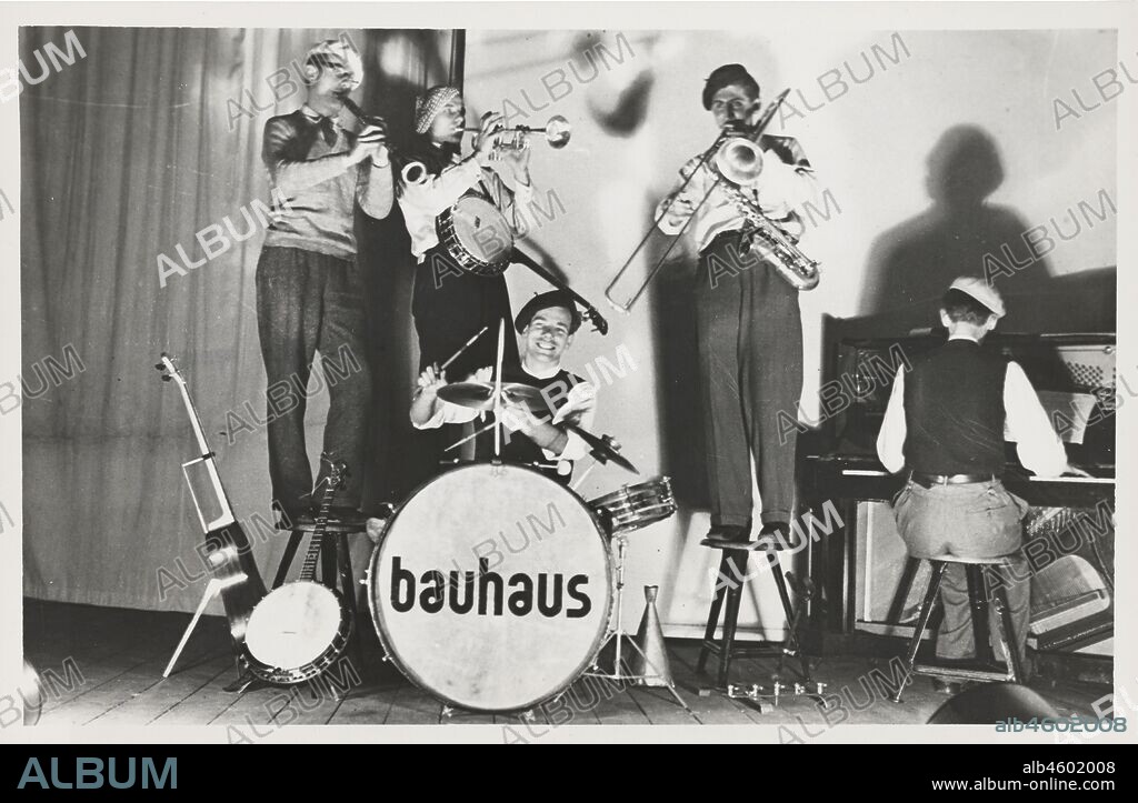 THEODORE LUX FEININGER. The Bauhaus Band (T. Lux Feininger, Waldemar Alder, Ernst Egeler, Clemens Röseler, Friedhelm Strenger).