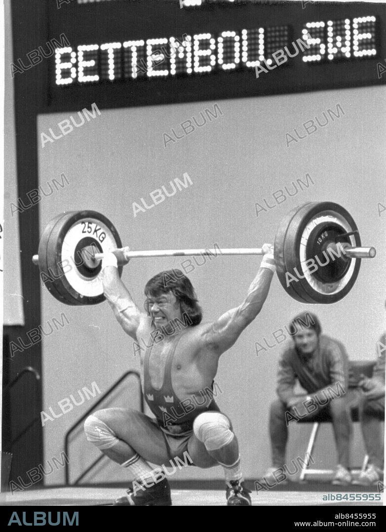 ARKIV -720903 Hans Bettembourg i aktion vid OS i München 1972 där han tog bronsmedaljen i tyngdlyftning i klassen mellantungvikt 90 kg . Foto: EPU Kod: 190 . COPYRIGHT SCANPIX SWEDEN.