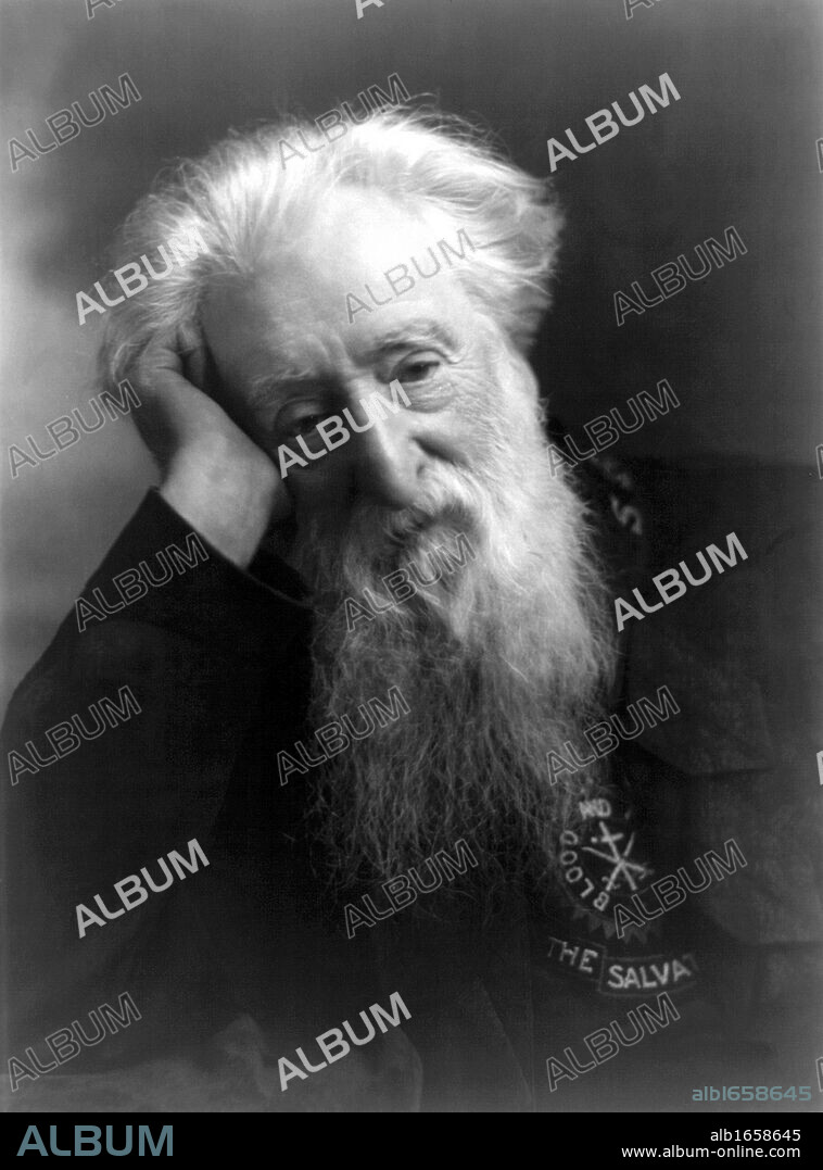 William Booth 1829 to 1912 British Methodist minister preacher and founder of the Salvation Army From the book The Year 1912 illustrated published London 1913.