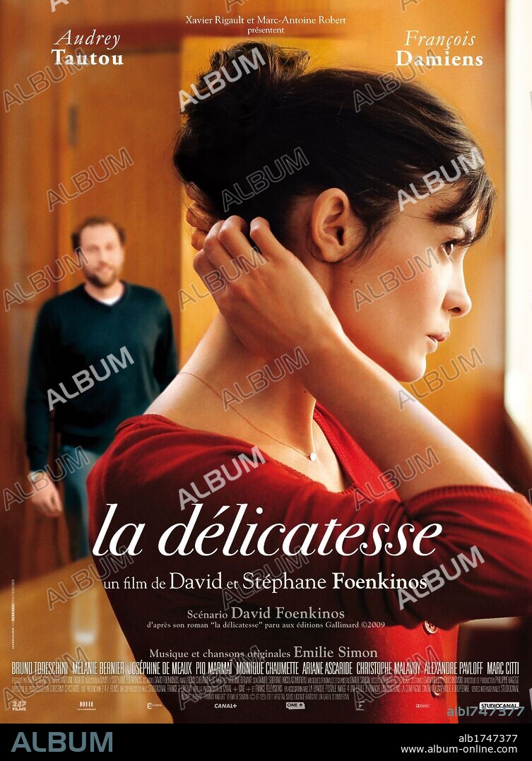Poster of DELICACY, 2011 (LA DELICATESSE), directed by DAVID FOENKINOS and STEPHANE FOENKINOS. Copyright 2.4.7. FILMS.