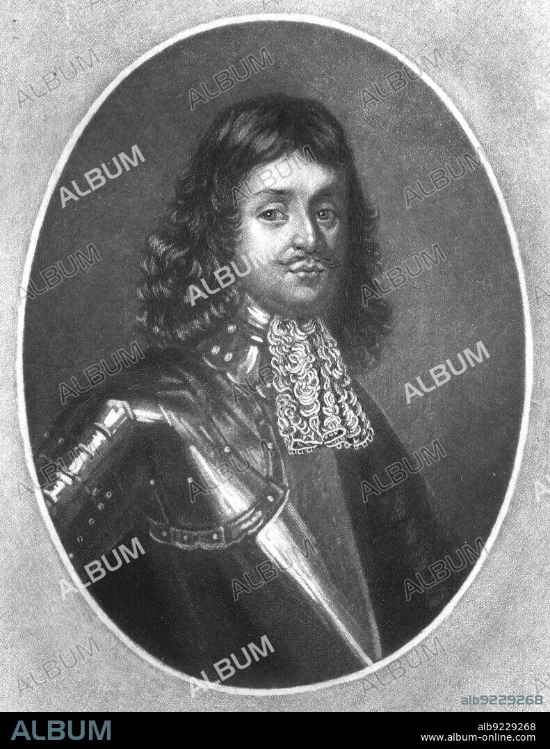 CHARLES TURNER. 'Sir Richard Stayner, Knighted by Cromwell and created Rear Admiral by Charles II', 1810. From From "Portraits of characters illustrious in British History from the beginning of the reign of Henry the Eighth to the end of the reign of James the Second" [Samuel Woodburn, London, 1815].