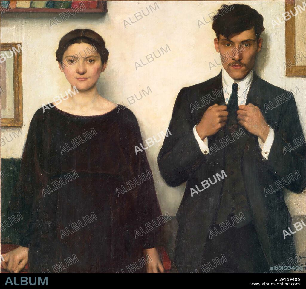 ANDRÉ DEVAMBEZ. Pierre et Valentine.