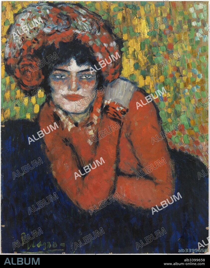 Pablo Picasso / 'The Wait (Margot)', 1901, Oil on board, 69,5 x 57 cm, MPB 4.271.