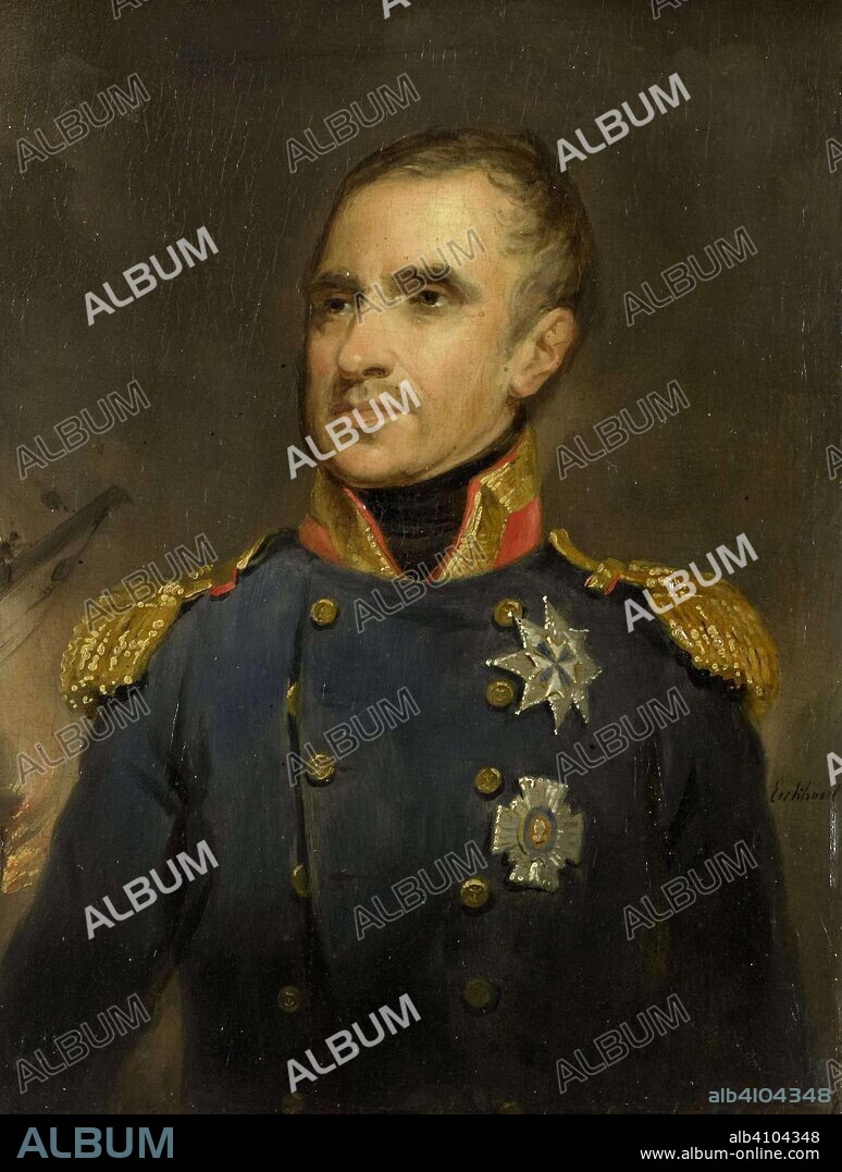 Jonkheer Theodorus Frederik van Capellen (1762-1824), Vice Admiral and Commanding Officer of the Dutch Squadron off Algiers, 1816. Painter: Jacob Joseph Eeckhout. Draughtsman: Charles Howard Hodges (copy after). Dating: 1835. Measurements: h 31 cm × w 23.8 cm; d 6.3 cm.