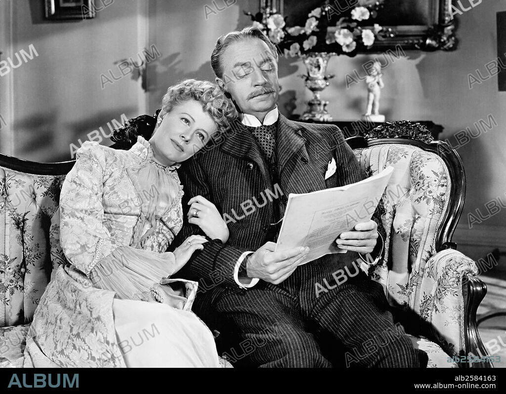 IRENE DUNNE und WILLIAM POWELL in LIFE WITH FATHER, 1947, unter der Regie von MICHAEL CURTIZ. Copyright WARNER BROTHERS.