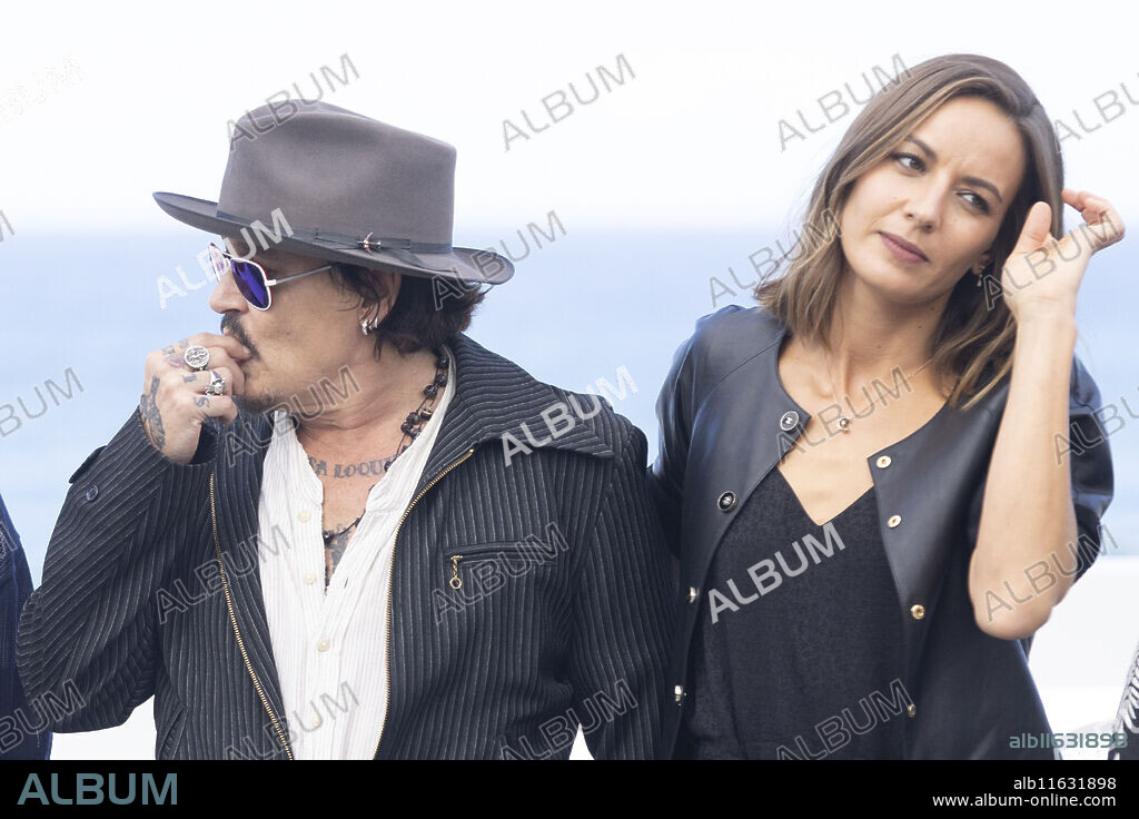 Johnny Depp and Antonia Desplat attended 'Modi, Three Days On The Wings Of Madness' Photocall during 72st San Sebastian International Film Festival at Kursaal Palace on September 24, 2024 in Donostia / San Sebastian, Spain.