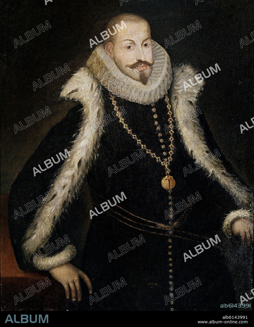 PEDRO FDEZ DE CASTRO- VII CONDE DE LEMOS -FUNDADOR-1576-PINTURA MANIERISTA.