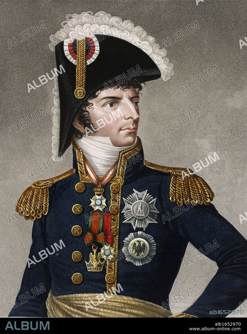 Charles XIV & III John (Karl XIV Johan), born Jean-Baptiste Bernadotte, (1763 -  1844) King of Sweden  and King of Norway from 1818 until his death.