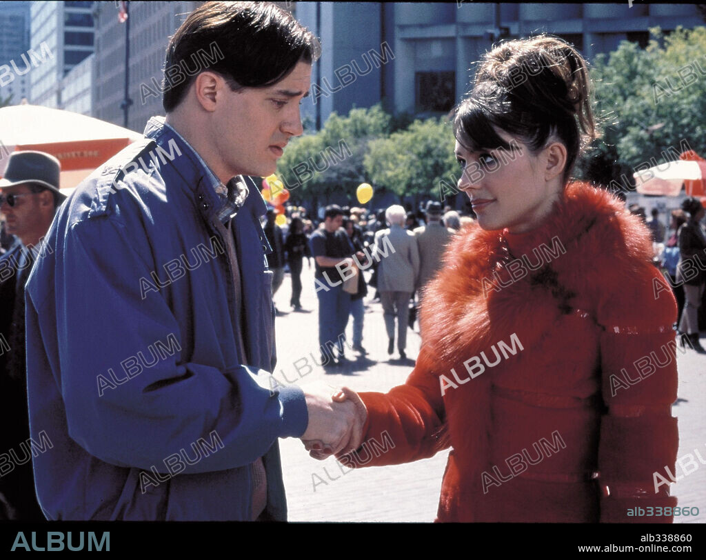 BRENDAN FRASER and ELISABETH HURLEY in BEDAZZLED, 2000, directed by HAROLD RAMIS. Copyright 20TH CENTURY FOX / DUHAMEL, FRANÇOIS.