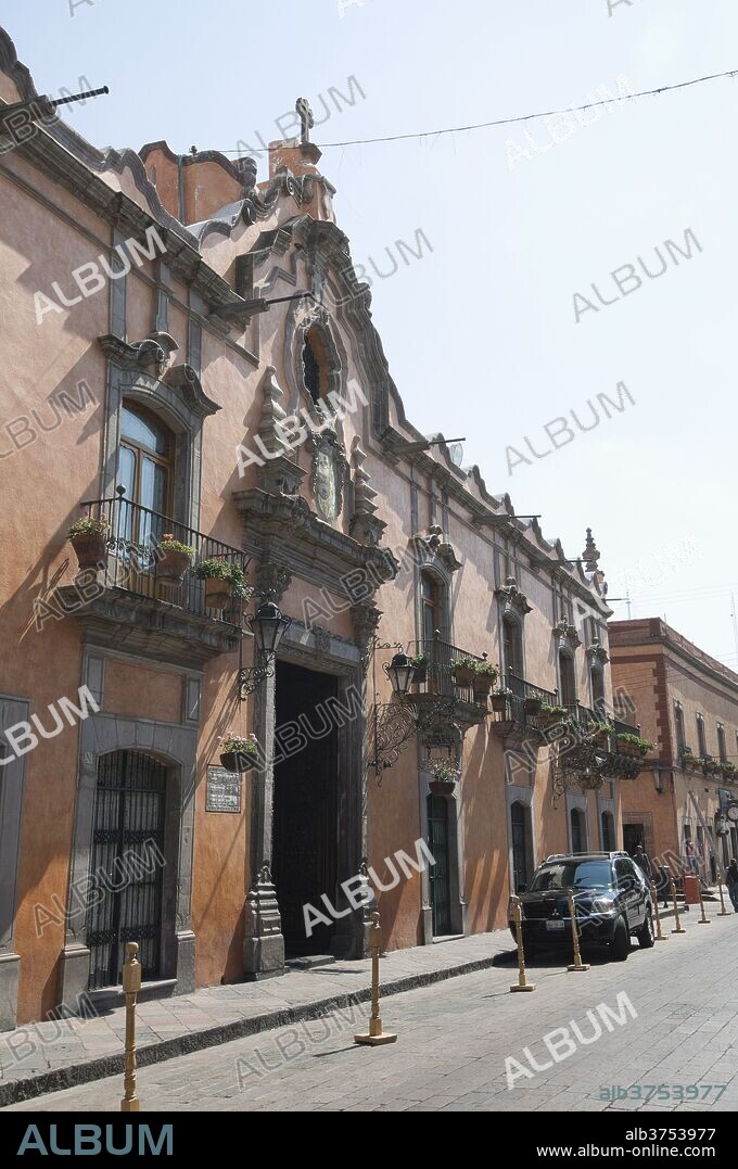 La Casa de la Marquesa Hotel in Santiago de Queretaro (Queretaro), UNESCO World Heritage Site, Queretaro State, Mexico, North America.
