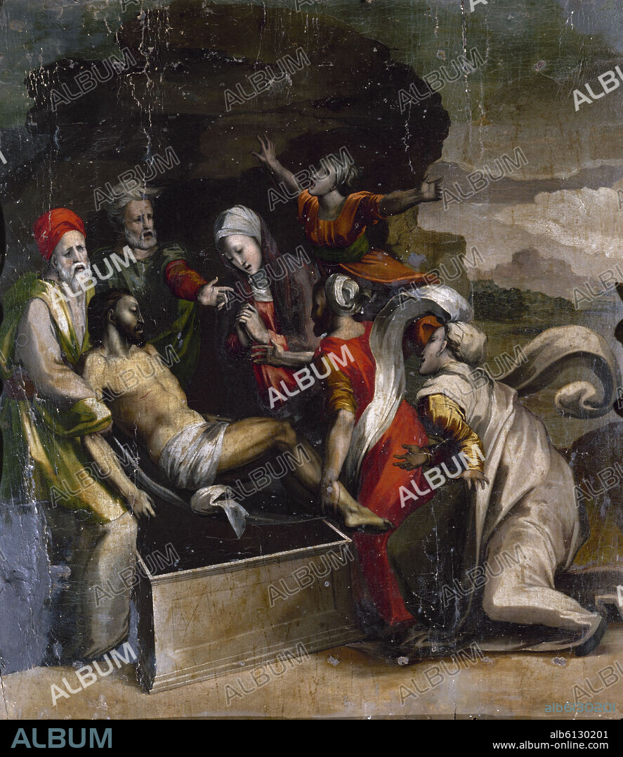 ALONSO BERRUGUETE (1488-1561). SANTO ENTIERRO - SIGLO XVI - RENACIMIENTO ESPAÑOL.