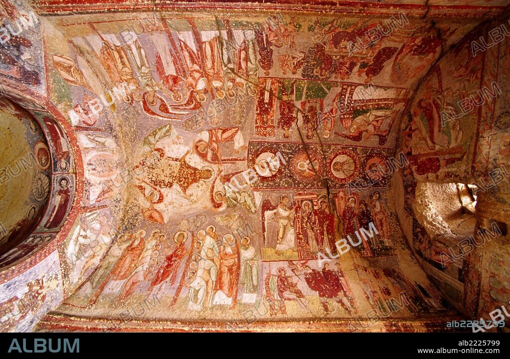 Iglesia de San Juan, frescos.Cavusin.Capadocia.Anatolia.Turquia.