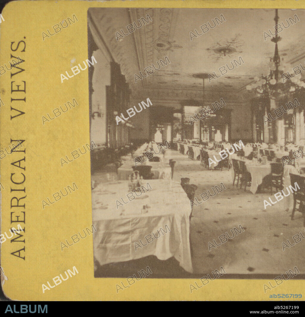 Dining Room, Hotel Windsor, New York., New York (State), New York (N.Y.), New York, Manhattan (New York, N.Y.).