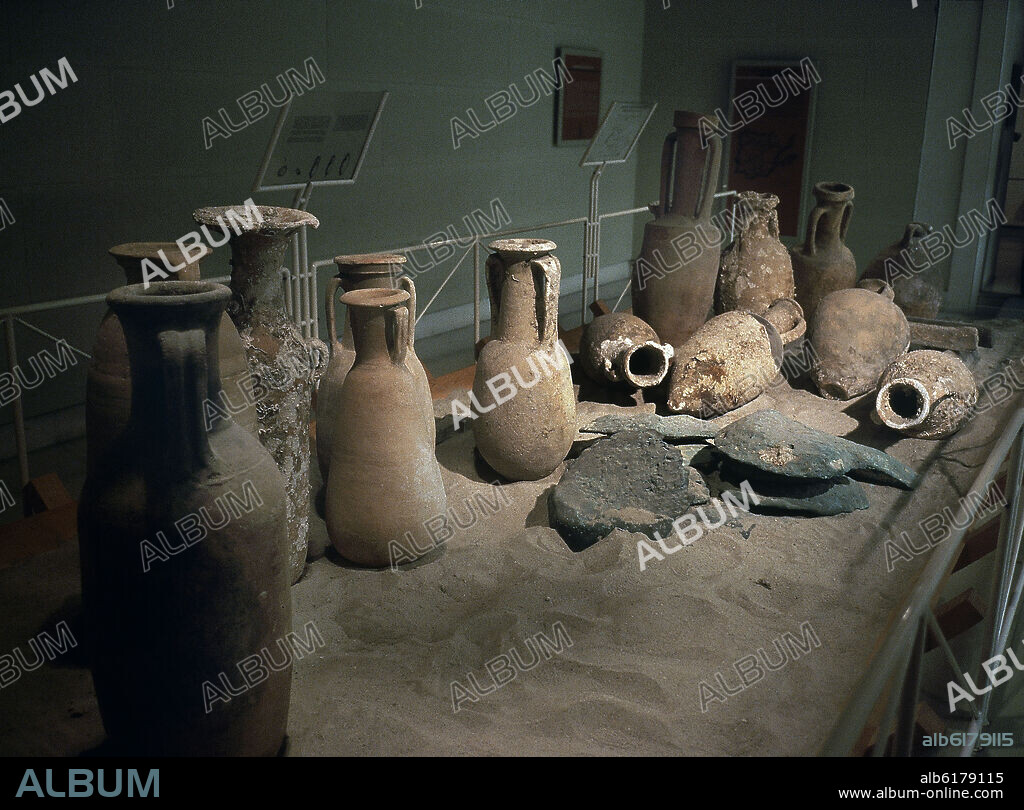 ANFORAS ROMANAS PROCEDENTES DE LA CALETA (CADIZ) - S I.