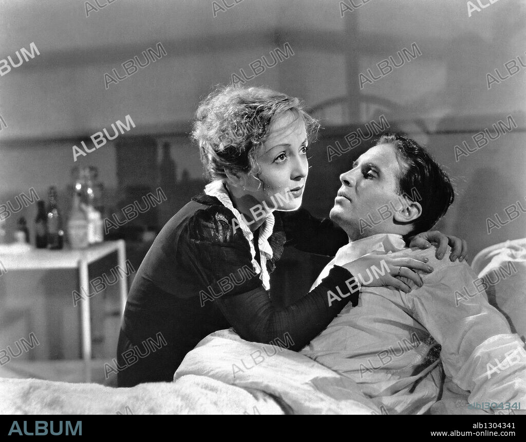 BERNARD LANCRET and DITA PARLO in ULTIMATUM, 1938, directed by ROBERT WIENE. Copyright FILMS ULTIMATUM/FORRESTER-PARANT PRODUCTIONS.