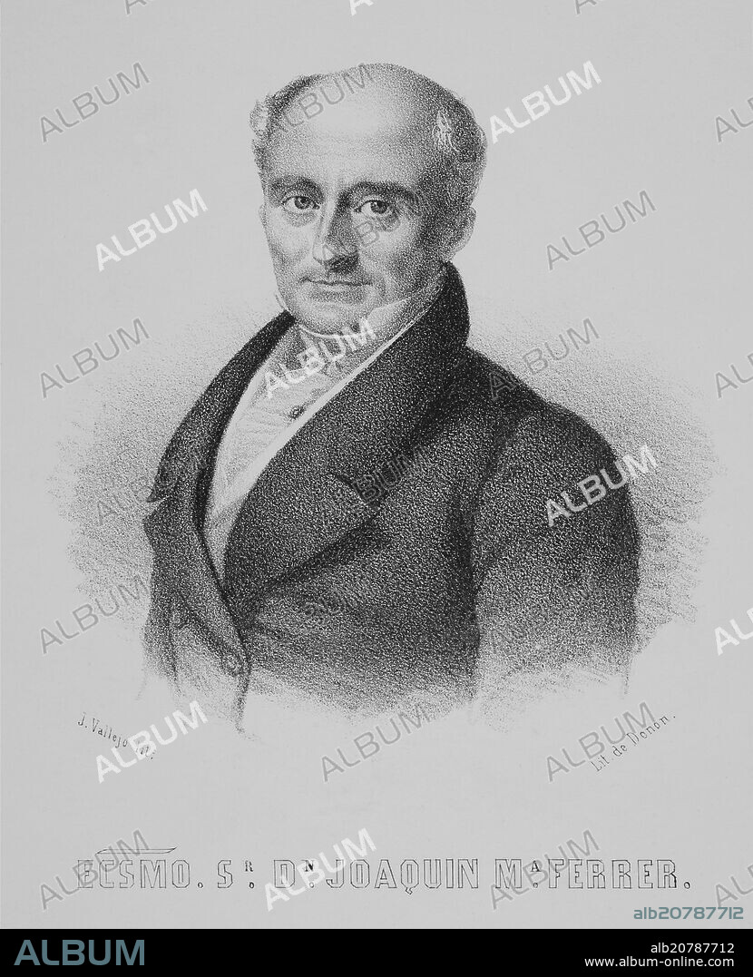 FRANCISCO DE GOYA. JOAQUIN MARIA DE FERRER Y CAFRANGA, POLITICO Y MILITAR ESPAÑOL.