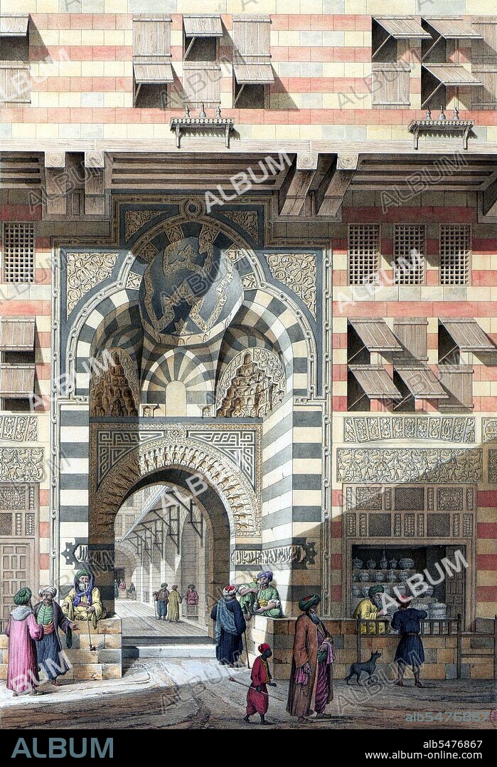 Xavier Pascal Coste (26 November 1787, Marseille - 8 February 1879) was a French architect. His father was one of the leading joiners in Marseille. Showing intellectual and artistic promise, Pascal began his studies in the studio of Penchaud, architect of the département and the municipalité. In 1814, he was received into the École des Beaux-Arts in Paris. His time in Paris was a pivotal one in his life - there he met the geographer Edme François Jomard, who put him in touch with the viceroy of Egypt, Mehmet Ali, who took Coste on as his architect in 1817. In 1825 Coste returned to France with an impressive series of drawings of the architecture of Cairo, but he soon went to Egypt once again at Mehmet Ali's request, where Mehmet Ali made him chief engineer for Lower Egypt. Coste remained there for four years, during which time he accumulated many sketches, but he found the Egyptian climate difficult and returned to France in 1829. There he became a professor of architecture at the École des Beaux-Arts in Paris, thanks to the links he had kept up with Penchaud. He remained in this post until 1861, when he was one of the founder members of the intellectual centre known as the Athénée. In parallel with these activities he travelled around France and to Germany, Belgium and Tunisia and produced several authoritative works on architecture - his Architecture arabe (1827) earned him a place on the French king's embassy to the Shah of Iran. In Iran Coste and the painter Eugène Flandin were authorised to visit the ruins of Ecbatana, Bishtun, Taq-e Bostan, Sarpol-e Zahab, Pasargadae and Persepolis, where he made many sketches. On his return via Baghdad, he saw the ruins of Seleucia, Ctesiphon and Babylon. He continued via Nineveh, to which the archaeologist Paul Émile Botta was also travelling to begin his excavations.