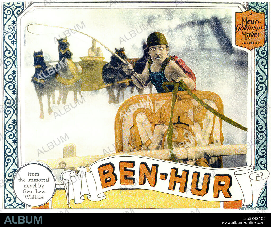 RAMON NOVARRO en BEN-HUR, 1925 (BEN-HUR: A TALE OF THE CHRIST), dirigida por FRED NIBLO. Copyright M.G.M.