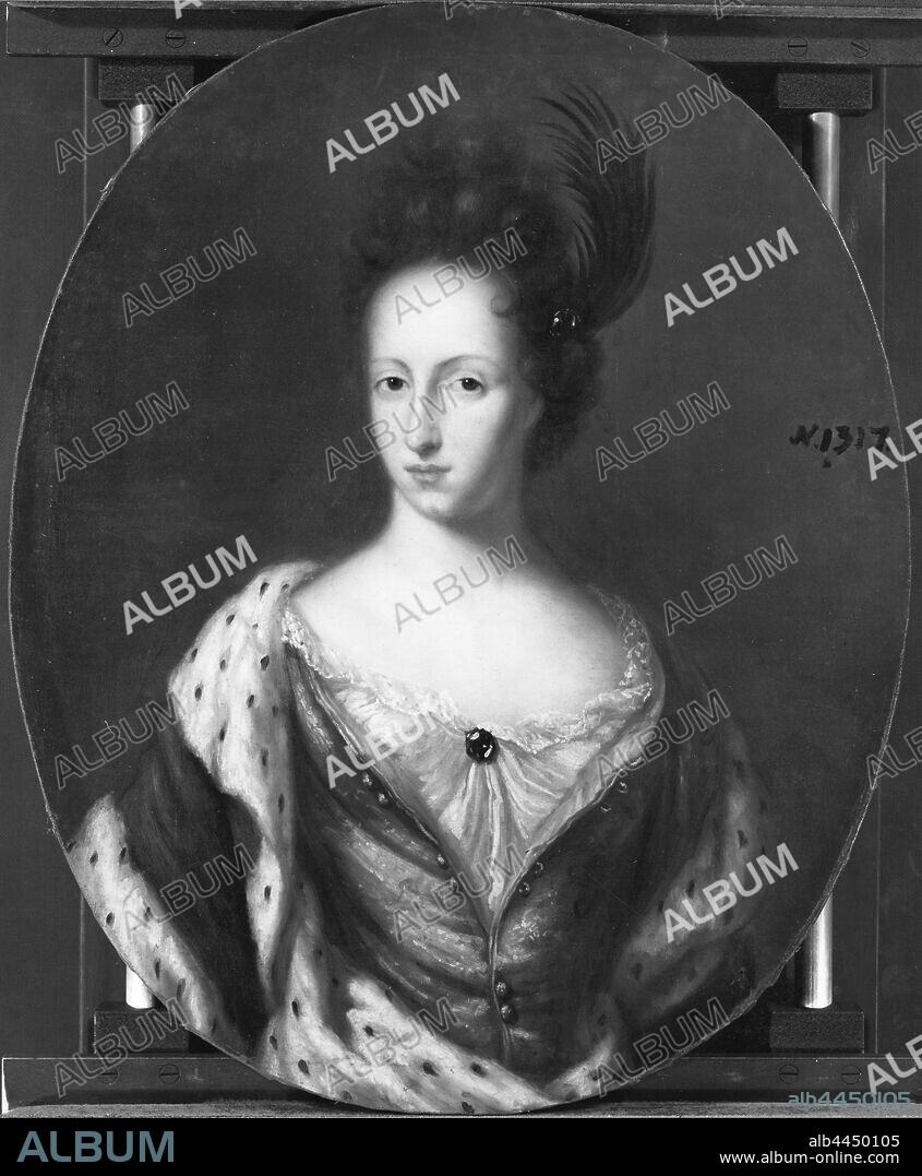 Princess Hedvig Sofia, Hedvig Sofia, 1681-1708, Princess of Sweden, Duchess of Holstein-Gottorp, painting, Hedvig Sophia of Sweden, Oil on canvas, Height, 81 cm (31.8 inches), Width, 65 cm (25.5 inches).