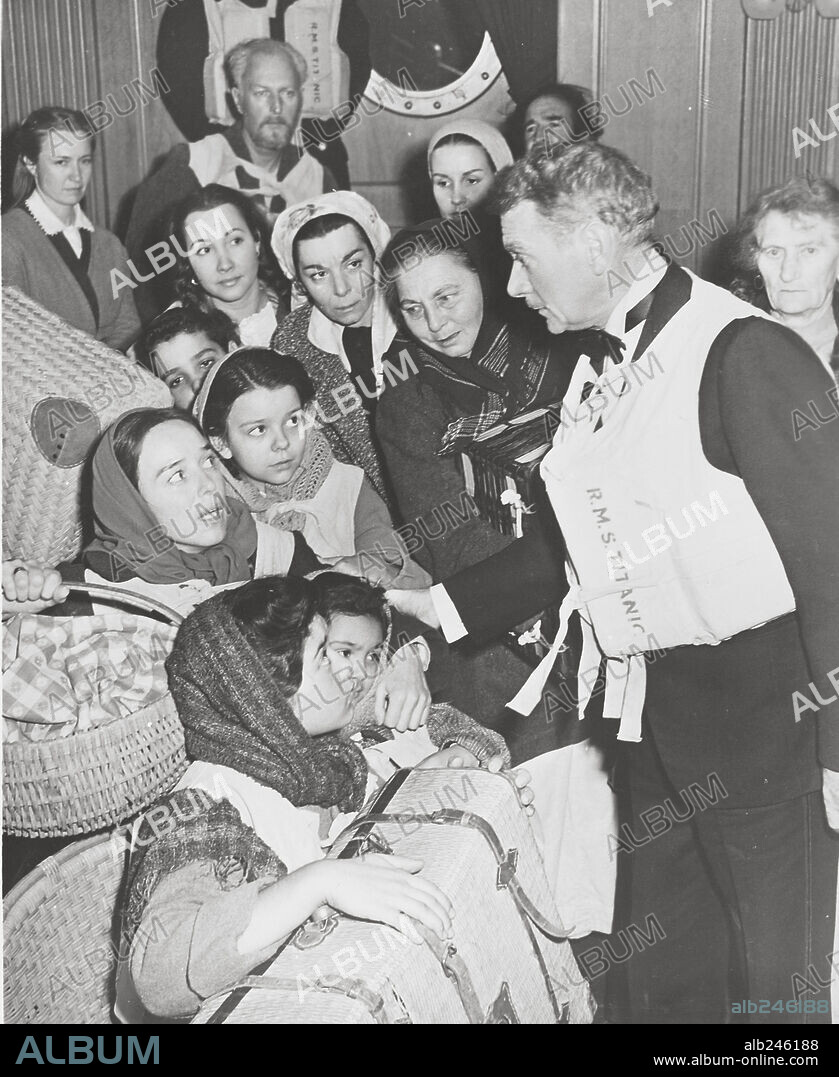 EL HUNDIMIENTO DEL TITANIC, 1953 (TITANIC), dirigida por JEAN NEGULESCO. Copyright 20TH CENTURY FOX.