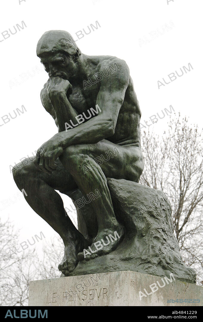 Auguste Rodin (1840-1917). French sculptor. The Thinker, 1903. Rodin Museum. Paris. France.