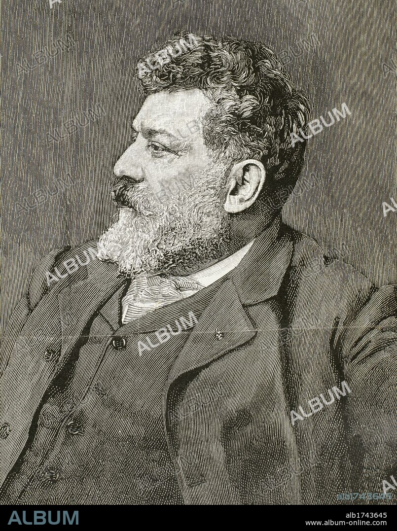 ARTE S. XIX. ESPAÑA. DOMINGO Y MARQUES, Francisco (Valencia, 1842-Madrid,1920). Pintor español formado en la escuela de San Carlos de Valencia y en la de San Fernando en Madrid. Fue maestro de Sorolla. Grabado por Sampietro.