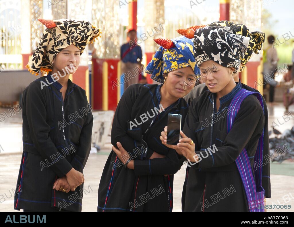 The Pa-O are the seventh largest ethnic nationality in the Republic of the Union of Myanmar. They are the second largest ethnic group in the Shan State, and also live in Kayin State, Kayah State, Mon State and Bago Division. They are believed to be of Tibeto-Burman stock, and are ethnolinguistically related to the Karen.<br/><br/>. The Phaung Daw Oo Pagoda is famous for its five small gilded Buddha images that have been regularly covered in gold leaf to the point where the original shape is no longer visible. The images are believed to have been brought here by King Alaungsithu (1089 - 1167).<br/><br/>. Inle Lake is a freshwater lake located in the Nyaungshwe Township of Taunggyi District of Shan State, part of Shan Hills in Myanmar (Burma). It is the second largest lake in Myanmar with an estimated surface area of 44.9 square miles (116 km2), and one of the highest at an altitude of 2,900 feet (880 m).<br/><br/>. The people of Inle Lake (called Intha), some 70,000 of them, live in four cities bordering the lake, in numerous small villages along the lake's shores, and on the lake itself. The entire lake area is in Nyaung Shwe township. The population consists predominantly of Intha, with a mix of other Shan, Taungyo, Pa-O (Taungthu), Danu, Kayah, Danaw and Bamar ethnicities. Most are devout Buddhists, and live in simple houses of wood and woven bamboo on stilts; they are largely self-sufficient farmers.