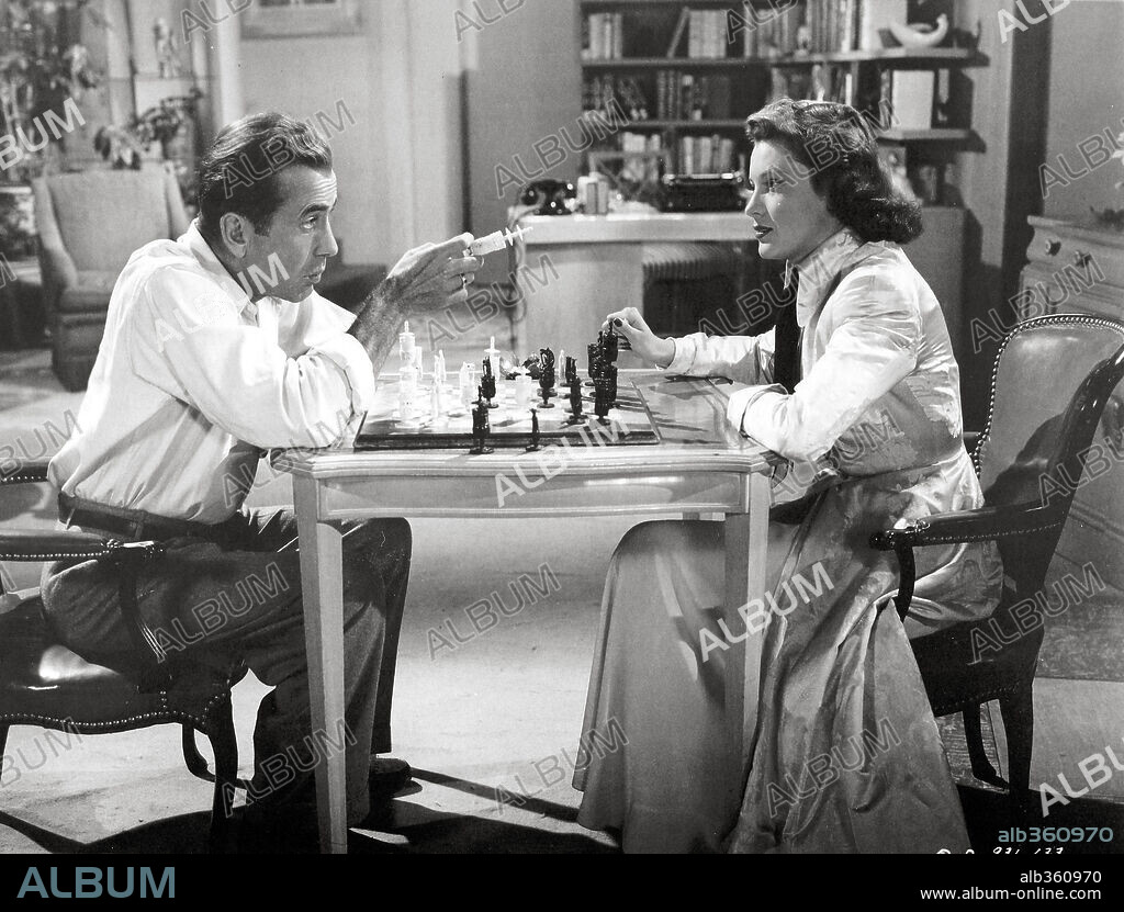HUMPHREY BOGART and SUSAN PERRY in KNOCK ON ANY DOOR, 1949, directed by NICHOLAS RAY. Copyright COLUMBIA PICTURES.