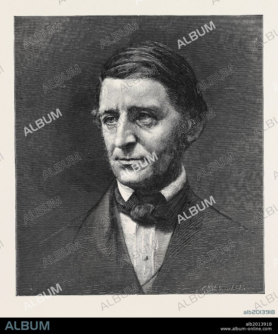 RALPH WALDO EMERSON, BORN MAY 25, 1803; DIED APRIL 27, 1882.