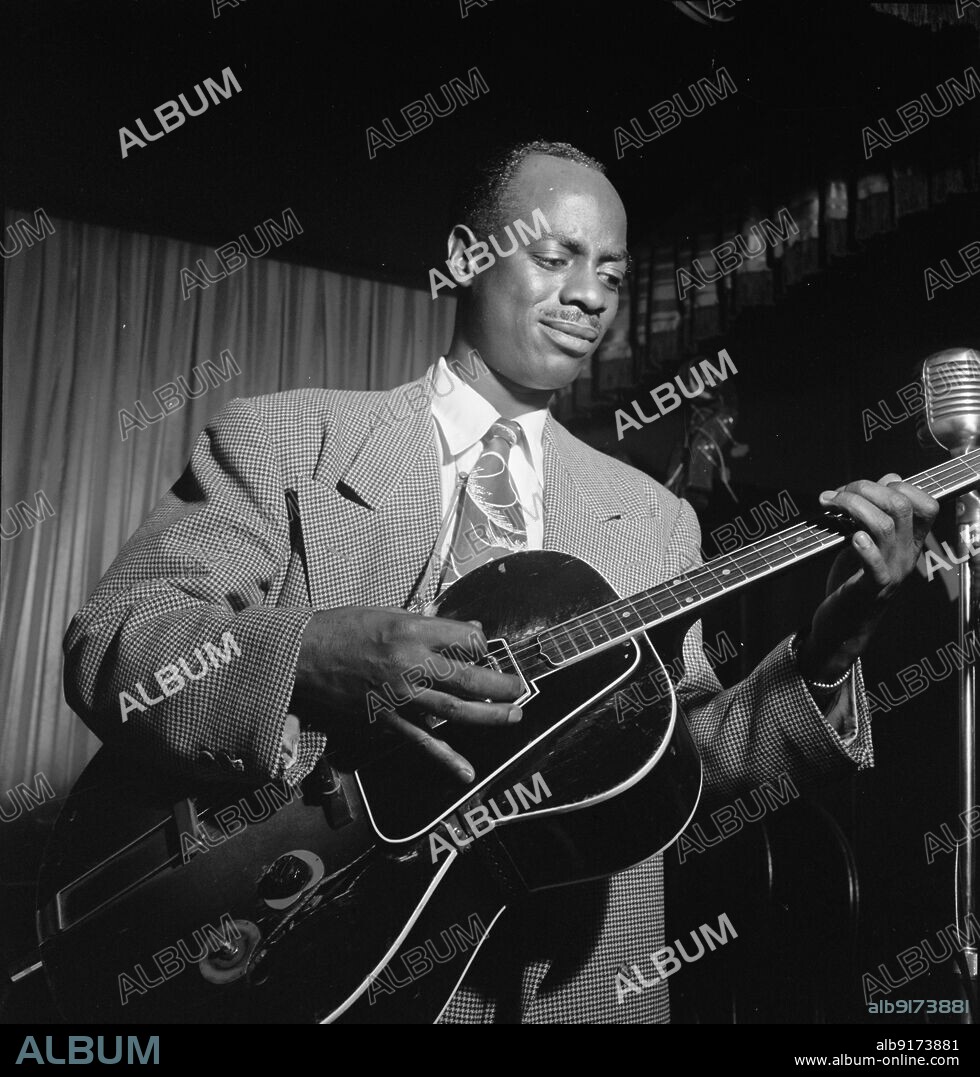WILLIAM PAUL GOTTLIEB. Portrait of Tiny Grimes, New York, N.Y., 1946.