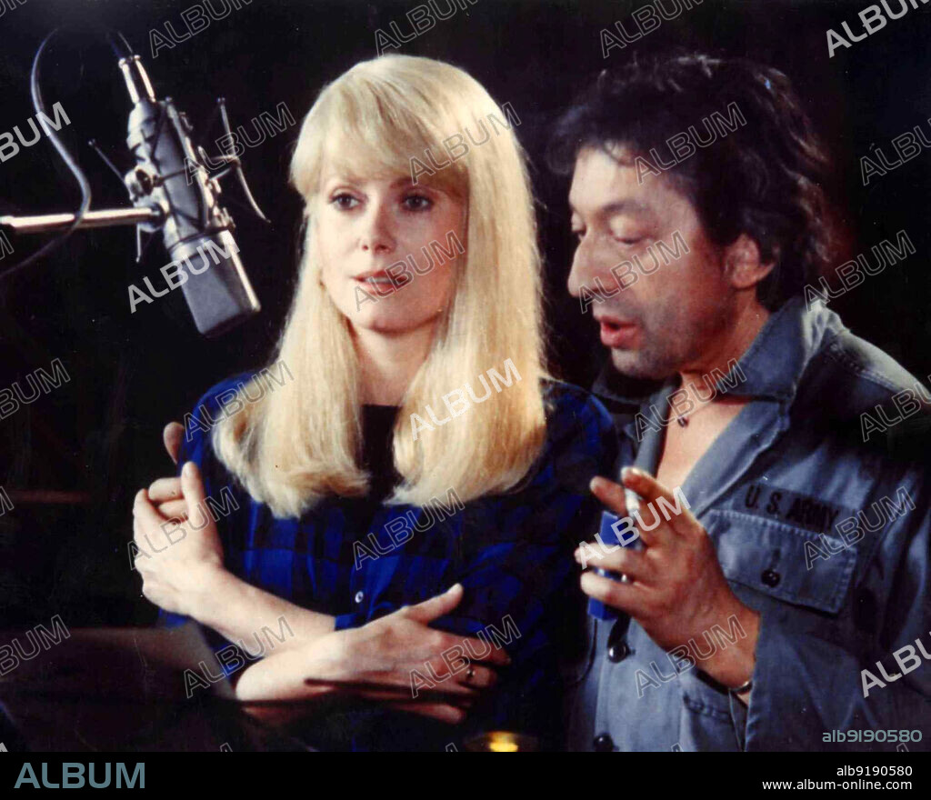 Catherine Dorléac and GAINSBOURG, LUCIEN GINSBURG, DIT SERGE. CATHERINE DENEUVE and SERGE GAINSBOURG in I LOVE YOU ALL, 1980 (JE VOUS AIME), directed by CLAUDE BERRI. Copyright RENN PRODUCTIONS.
