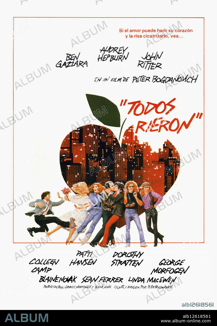 Plakat zu THEY ALL LAUGHED, 1981, unter der Regie von PETER BOGDANOVICH. Copyright TIME/LIFE.