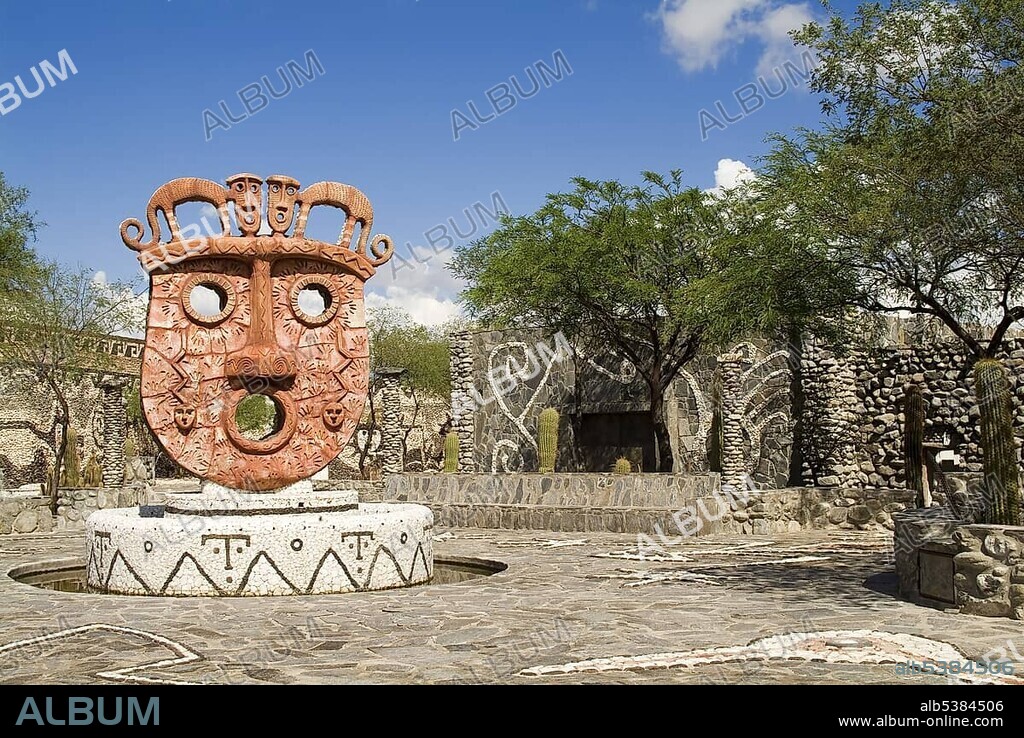 Pachamama Inca museum, creation by Hector Cruz, Amaicha, Calchaqui Valley, Tucuman Province, Argentina North West