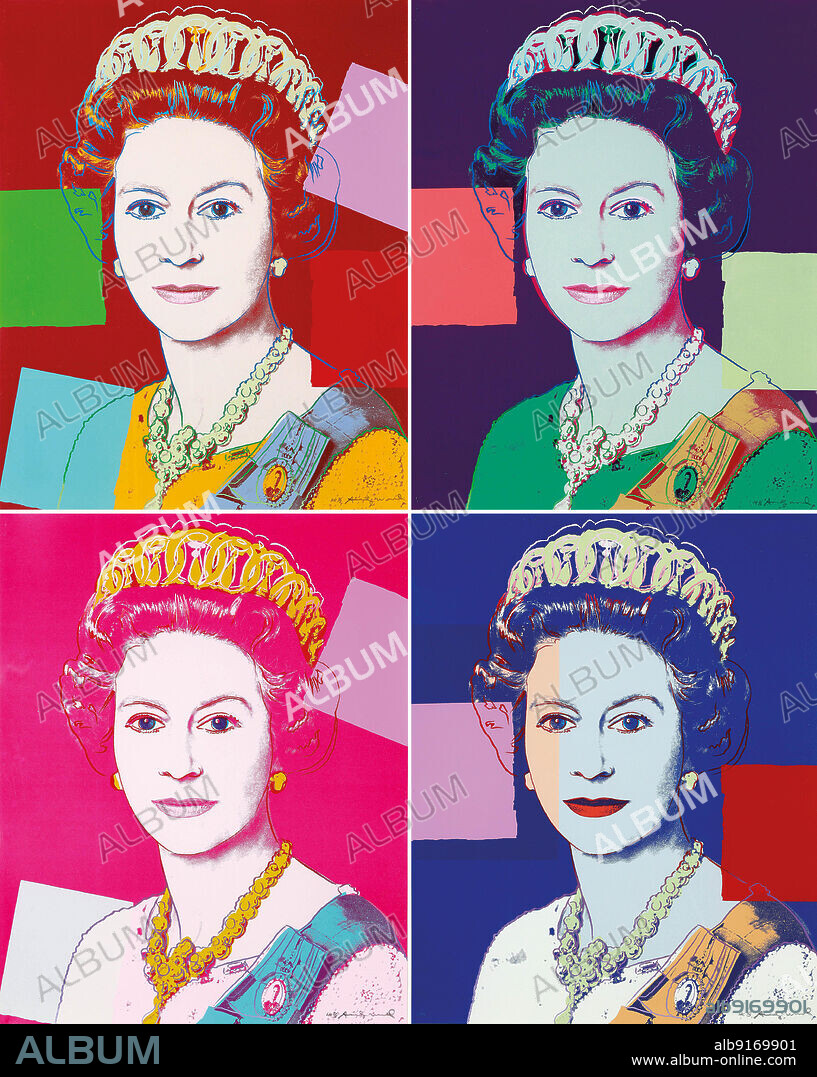 ANDY WARHOL. Queen Elizabeth II of the United Kingdom, from Reigning Queens.