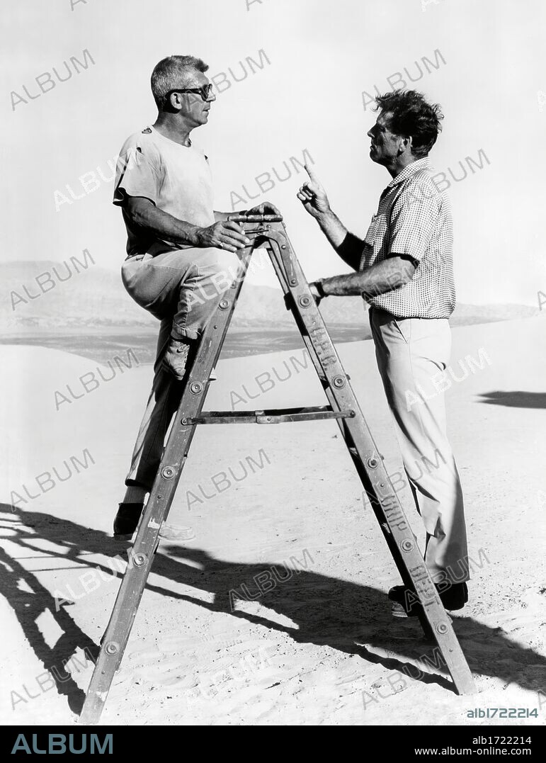 BURT LANCASTER and RICHARD BROOKS in ELMER GANTRY, 1960, directed by RICHARD BROOKS. Copyright UNITED ARTISTS.
