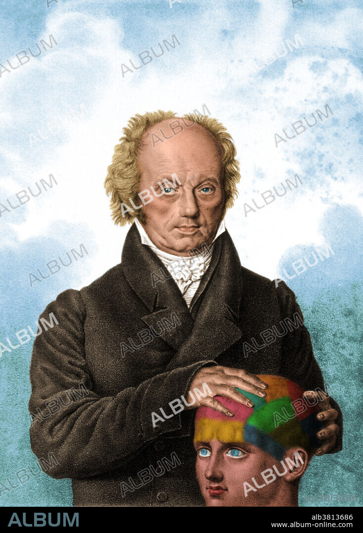 Franz Joseph Gall (1758-1828) was a neuroanatomist, physiologist, and pioneer in the study of the localization of mental functions in the brain. Gall developed cranioscopy, a method to determine the personality and development of mental and moral faculties on the basis of the external shape of the skull. Cranioscopy was later renamed to phrenology by his follower Johann Spurzheim.