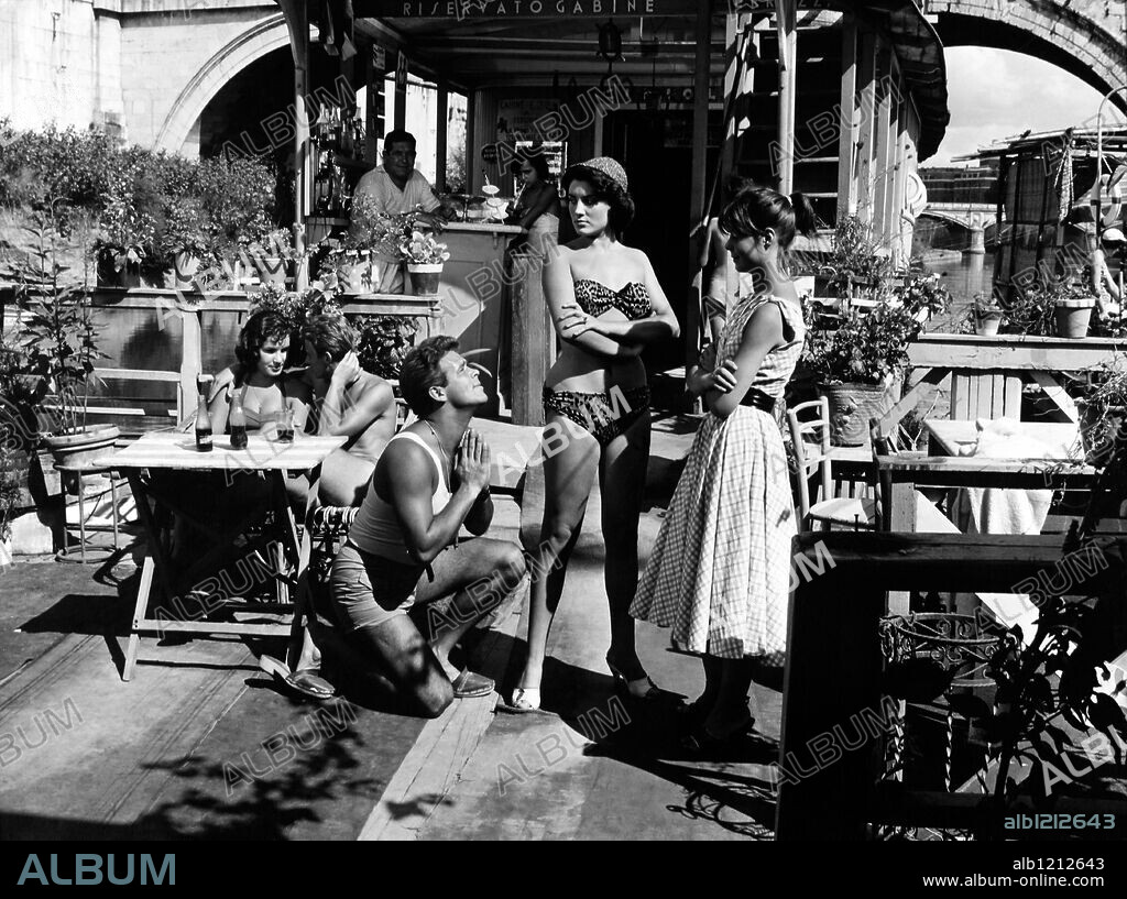 RENATO SALVATORI in POOR BUT BEAUTIFUL, 1957 (POVERI MA BELLI), directed by DINO RISI. Copyright TITANUS.