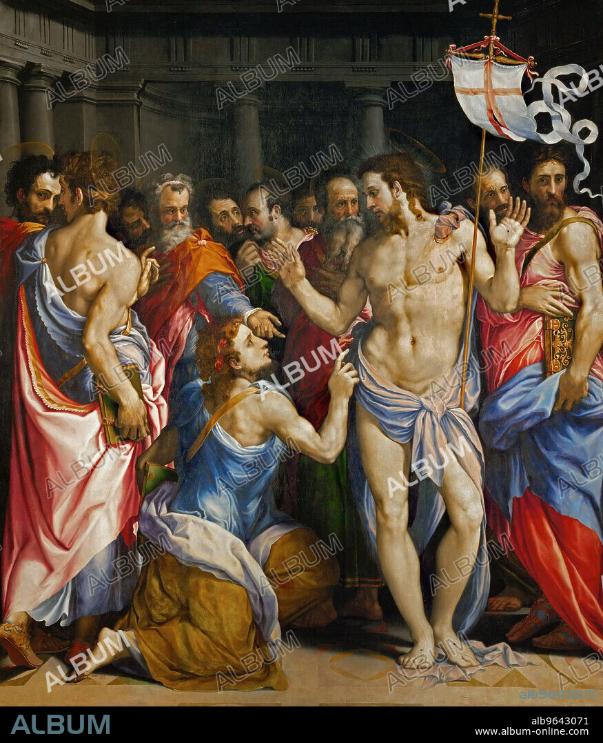 FRANCESCO SALVIATI (ROSSI). The Incredulity of Saint Thomas.